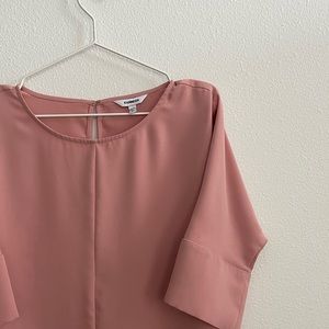 Express blush dress blouse